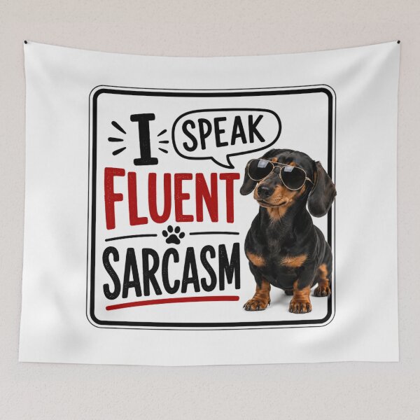 Item preview, I Speak Fluent Sarcasm designed and sold by Beluga Cat.