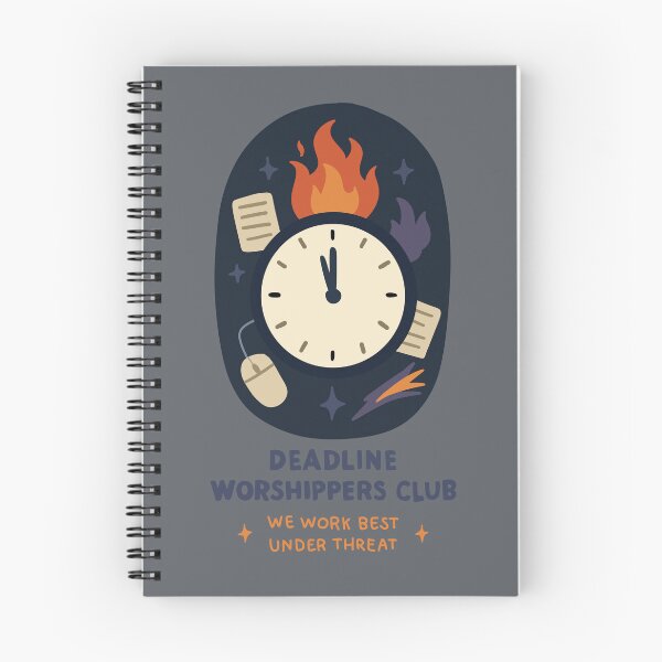 Item preview, Deadline Worshippers Club – Funny Procrastination & Last-Minute Productivity  designed and sold by thesalynn.