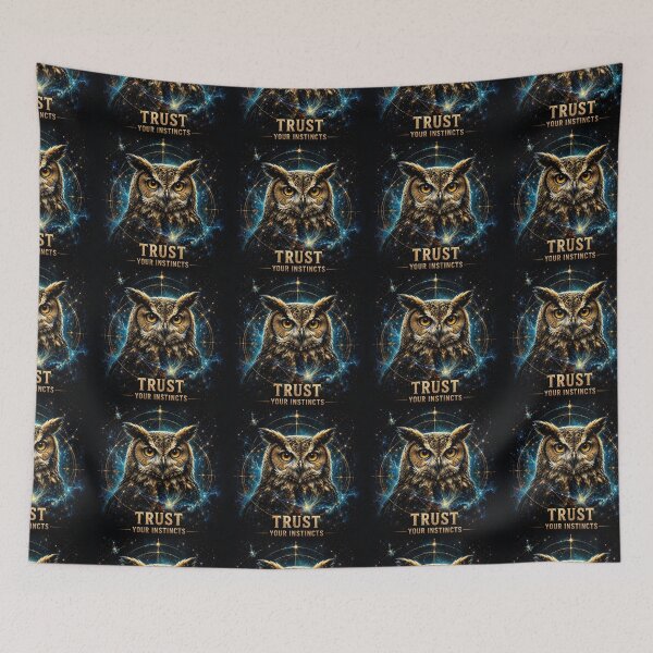 Item preview, Trust Your Instincts Owl designed and sold by layalistoresa.