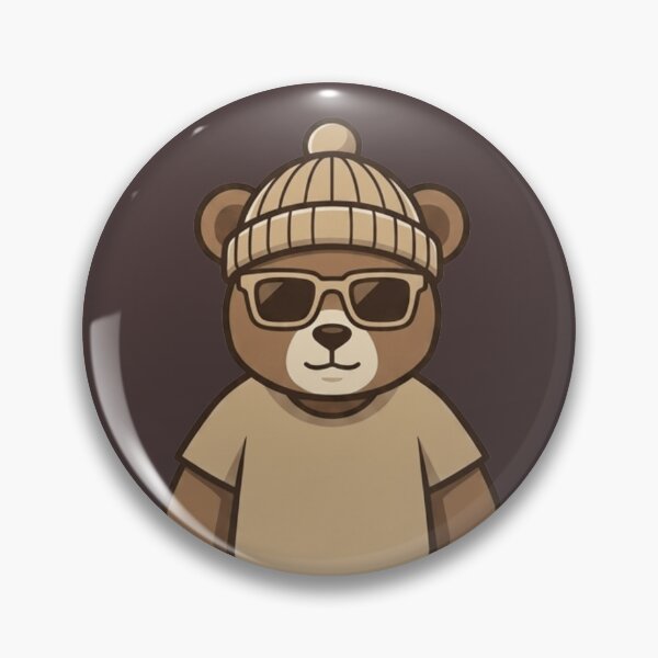 Item preview, Bear Necessities Cool Bear T-Shirt Design | Trendy Urban Bear Mascot Graphic designed and sold by PixeoCreatives.