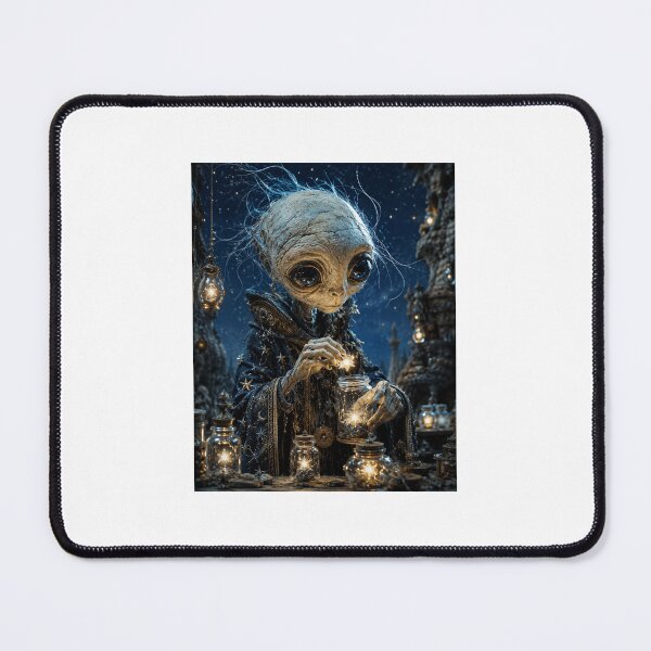 Item preview, The Star Catcher – Cosmic Fantasy Creature Art designed and sold by marianka91.