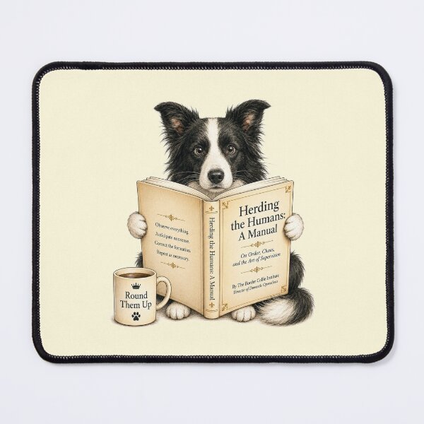 Item preview, Funny Border Collie Dog Book Lover Gift designed and sold by Gentlestate.