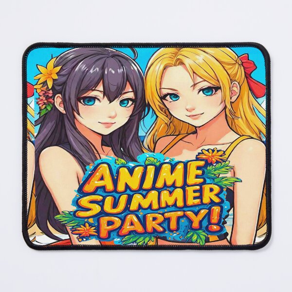 Item preview, ANIME SUMMER PARTY Two Kawaii Beach Anime Girls. designed and sold by Giulivo Store Graphic.