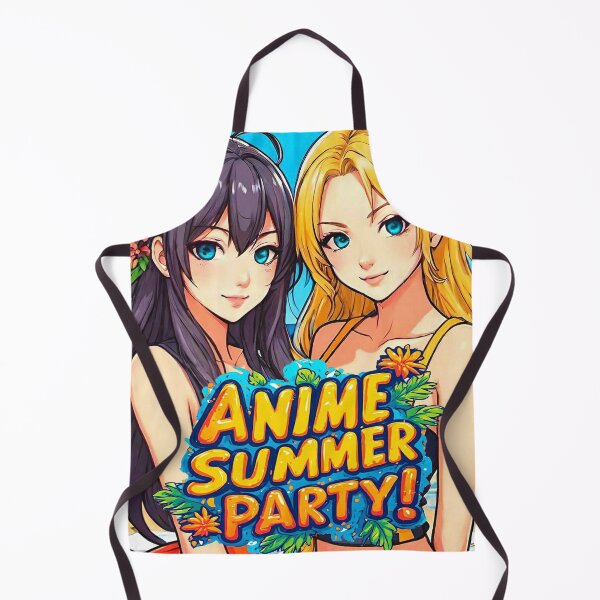 Item preview, ANIME SUMMER PARTY Two Kawaii Beach Anime Girls. designed and sold by Giulivo Store Graphic.