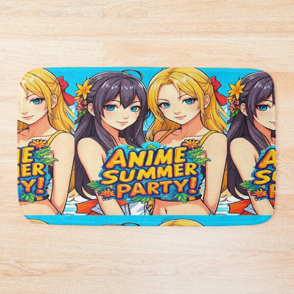 Item preview, ANIME SUMMER PARTY Two Kawaii Beach Anime Girls. designed and sold by Giulivo Store Graphic.