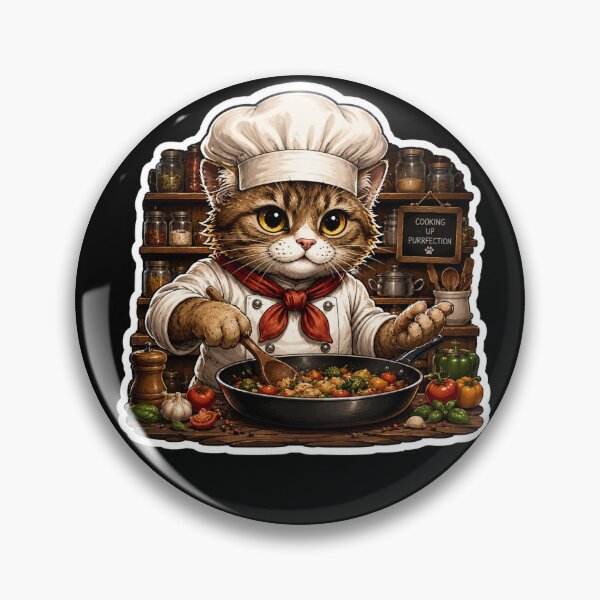 Item preview, Chef Cat – Cooking Up Purrfection designed and sold by layalistoresa.
