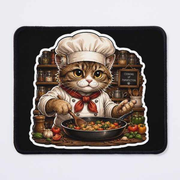 Item preview, Chef Cat – Cooking Up Purrfection designed and sold by layalistoresa.