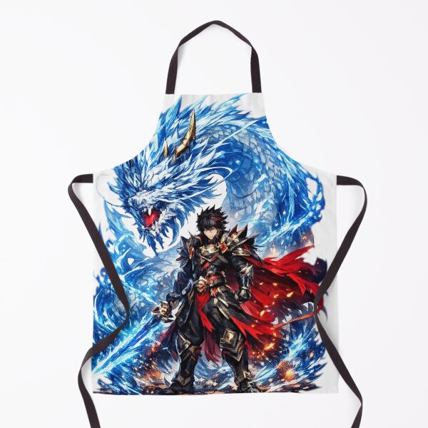 Item preview, Blue Dragon and Warrior | Epic Fantasy Art designed and sold by Rixben.