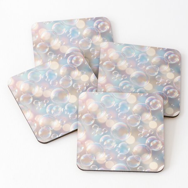 Item preview, Iridescent Dream Bubbles Seamless Pattern designed and sold by MoonwoodStudio.