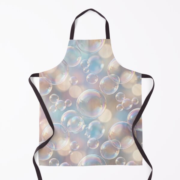 Item preview, Iridescent Dream Bubbles Seamless Pattern designed and sold by MoonwoodStudio.