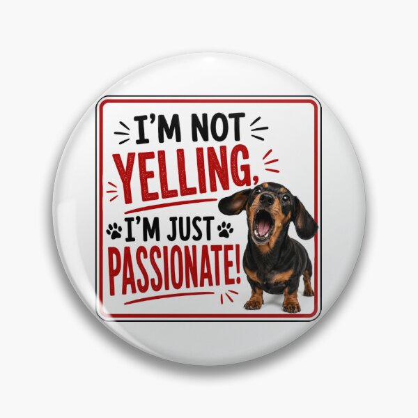 Item preview, I'm Not Yelling, I'm Just Passionate designed and sold by Beluga Cat.