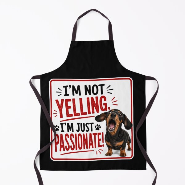 Item preview, I'm Not Yelling, I'm Just Passionate designed and sold by Beluga Cat.