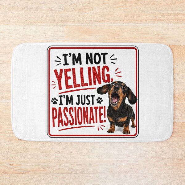 Item preview, I'm Not Yelling, I'm Just Passionate designed and sold by Beluga Cat.