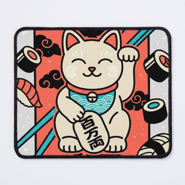 Item preview, Sushi Cat Summons the Breakfast Kraken (and Still Drops the Chopsticks) designed and sold by Print Fiction.