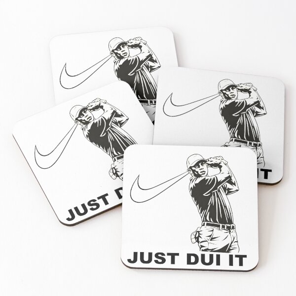 Item preview, Tiger Woods – Just DUI It | Golf Parody Vintage Design designed and sold by StudioAyinla.
