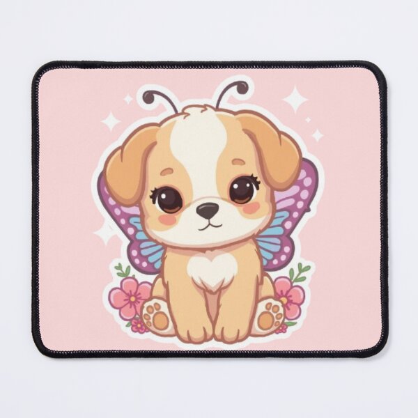 Item preview, Butterfly Puppy Kawaii Sticker designed and sold by Stylestickers55.