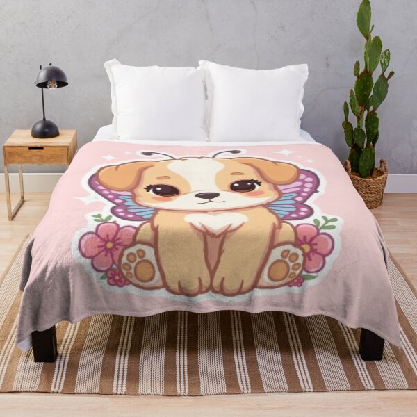 Item preview, Butterfly Puppy Kawaii Sticker designed and sold by Stylestickers55.
