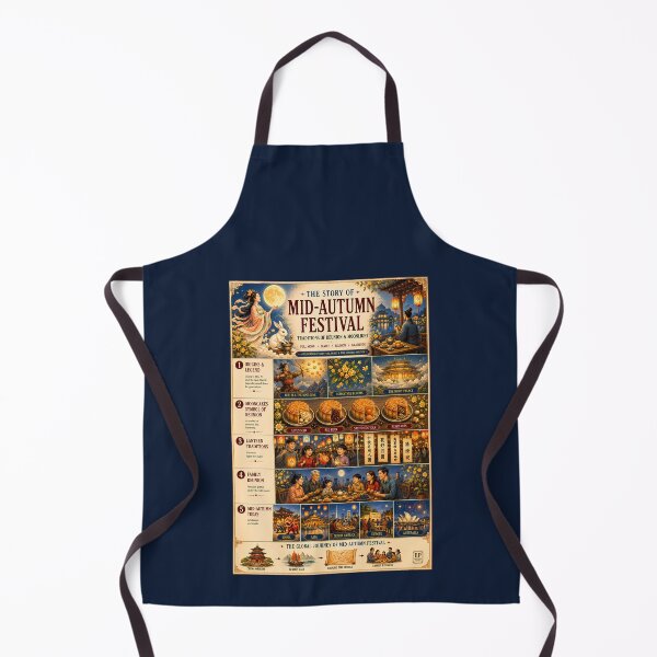Item preview, The Story of Mid-Autumn Festival Infographic designed and sold by Easternpantry.