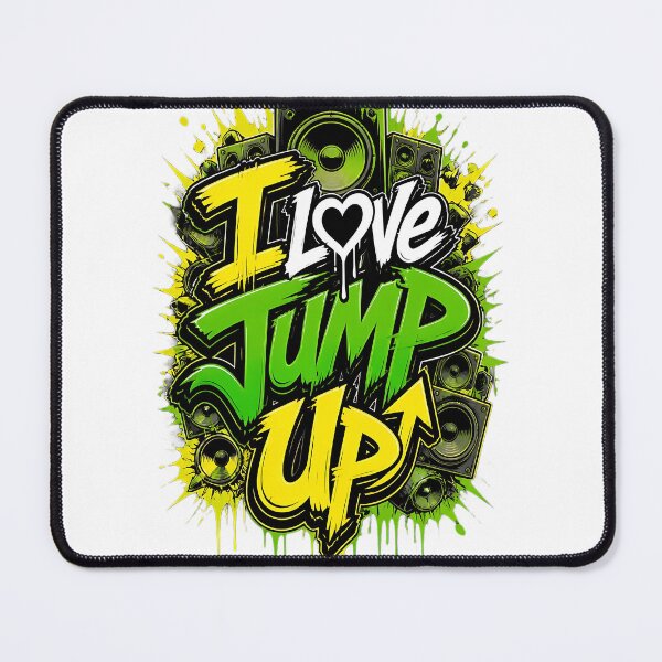 Item preview, I Love Jump Up Drum and Bass Sound System Graffiti Rave designed and sold by ZenRave Designs.
