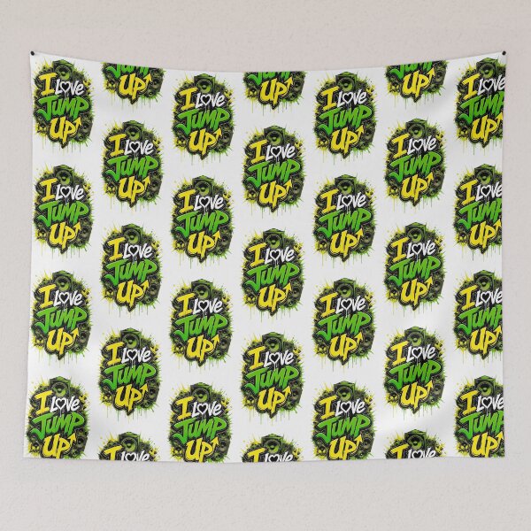 Item preview, I Love Jump Up Drum and Bass Sound System Graffiti Rave designed and sold by  ZenRave Designs.