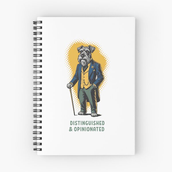 Item preview, Distinguished Opinionated Schnauzer designed and sold by AntiqueImages.