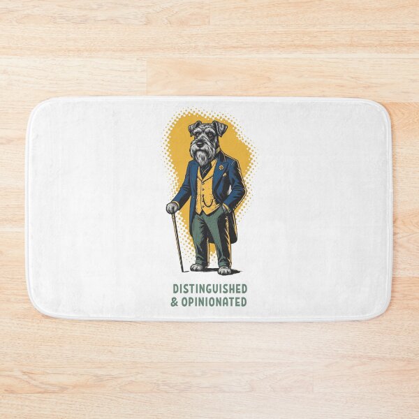 Item preview, Distinguished Opinionated Schnauzer designed and sold by AntiqueImages.