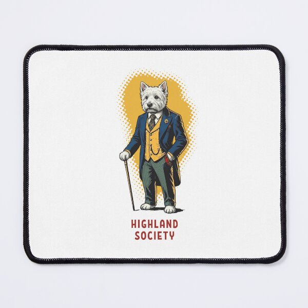 Item preview, Dapper Westie Dog Highland Society Gentleman designed and sold by AntiqueImages.