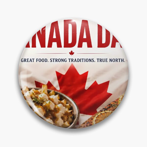Item preview, Canada Day Poutine And Salmon Poster⁠ designed and sold by Easternpantry.