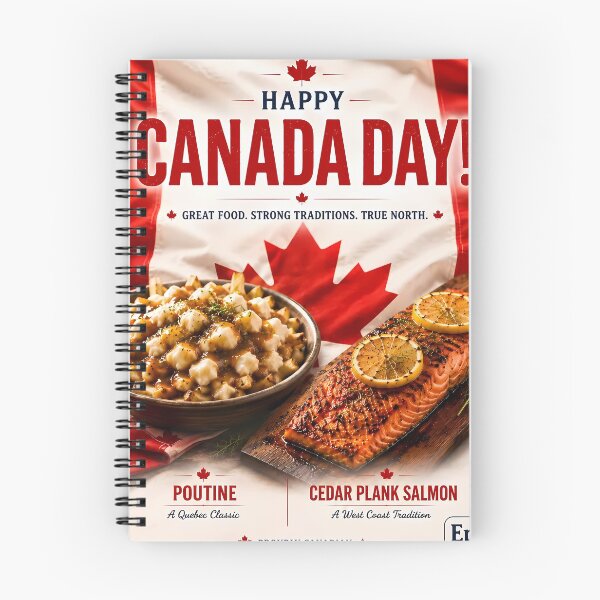 Item preview, Canada Day Poutine And Salmon Poster⁠ designed and sold by Easternpantry.