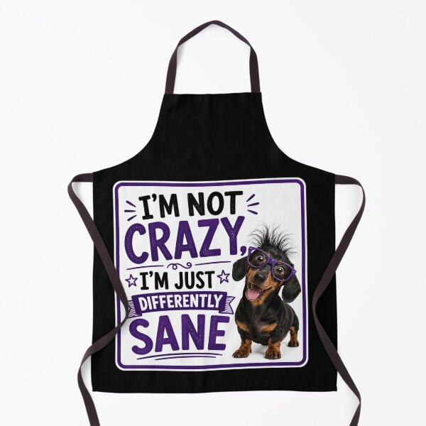 Item preview, I'm Not Crazy, I'm Just Differently Sane designed and sold by Beluga Cat.