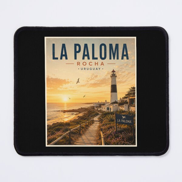Item preview, La Paloma Rocha Uruguay Coastal Poster designed and sold by Tienda-Vane.