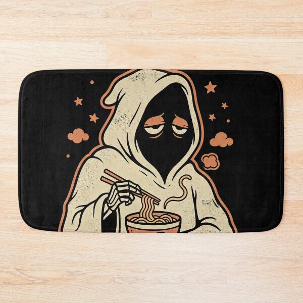 Item preview,  Sleepy Grim Reaper Holding Instant Noodles designed and sold by ASTRAL ART LAB.