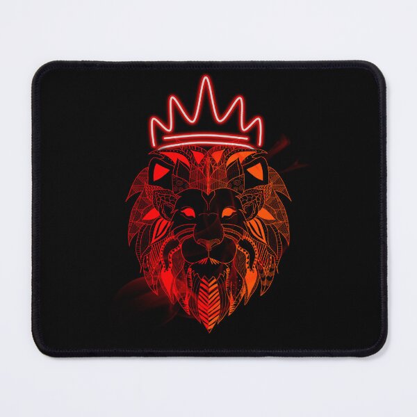 Item preview, Tribal Crowned Lion Art Design designed and sold by StyleBloomes.