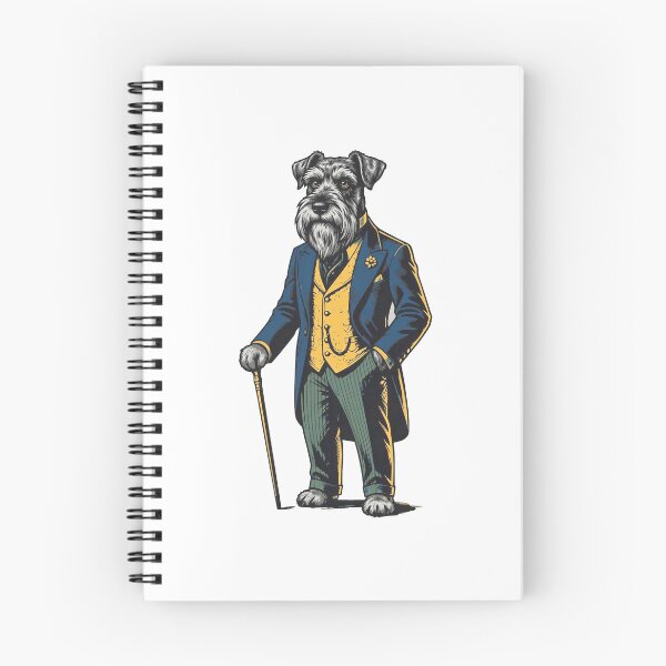 Item preview, Dapper Schnauzer Dog Gentleman Suit designed and sold by AntiqueImages.