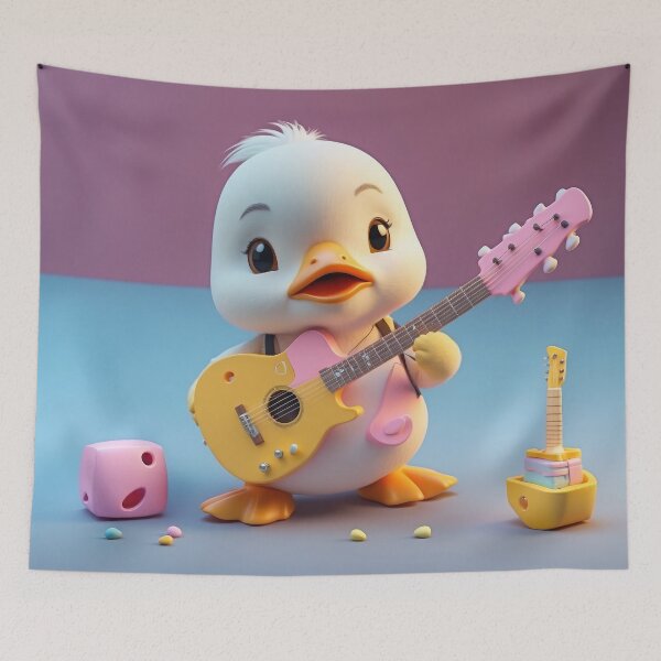 Item preview, Adorable Duckling's Music Lesson designed and sold by Prachodayat Artworks.