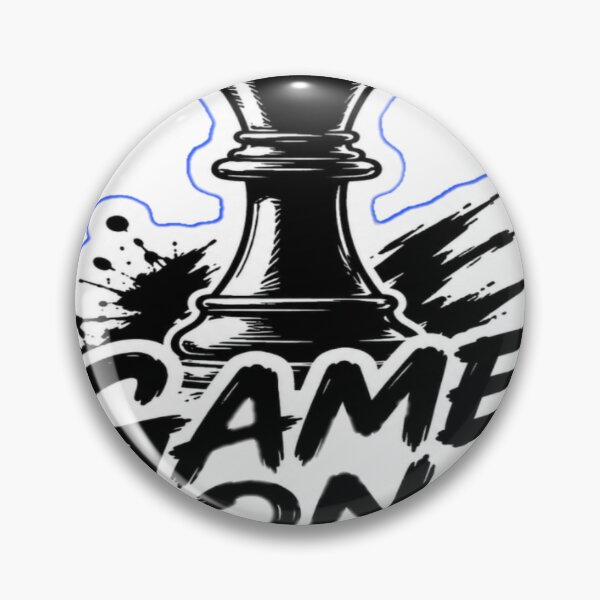 Item preview, Game On Chess King Sticker – Strategic Mindset Design designed and sold by Genzfirevibes.