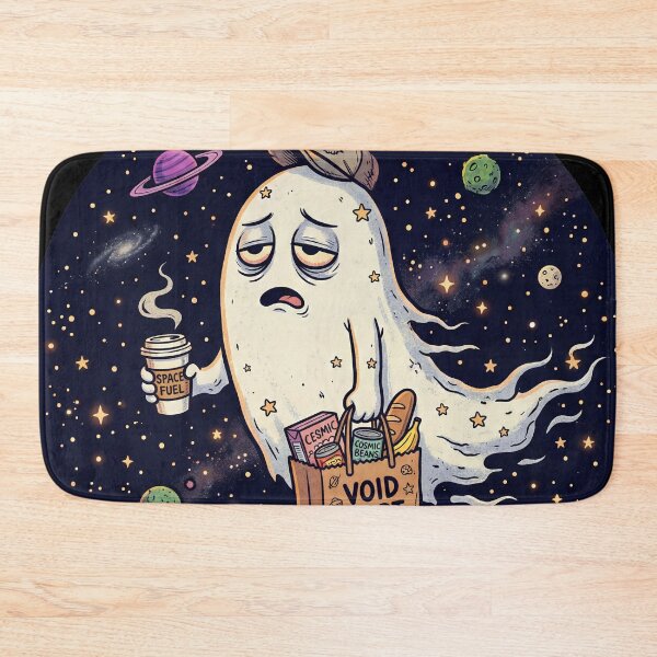 Item preview,  Ghost Carrying Groceries and Coffee Through Space designed and sold by ASTRAL ART LAB.
