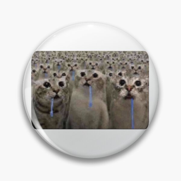 Item preview, army of drooling cat meme  designed and sold by cloudzer0000.