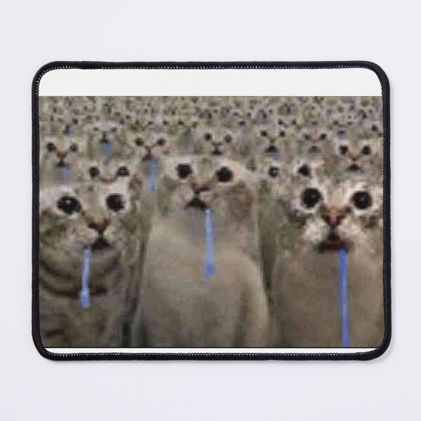 Item preview, army of drooling cat meme  designed and sold by cloudzer0000.