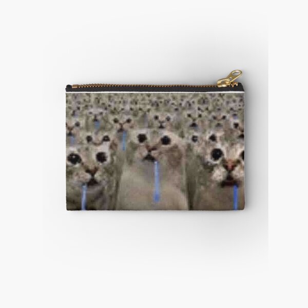 Item preview, army of drooling cat meme  designed and sold by cloudzer0000.