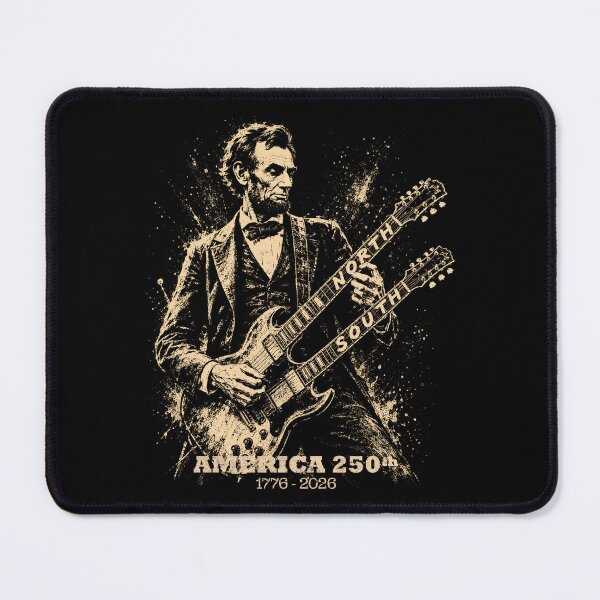 Item preview, Abraham Lincoln Double Neck Guitar America 250 designed and sold by Victor Shadehorn.