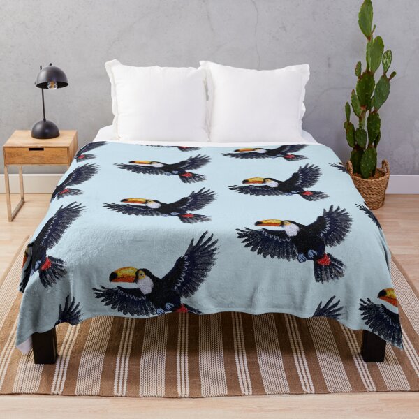 Item preview, Skybound Toucan-hand embroidery designed and sold by Alsa-handembroidery.