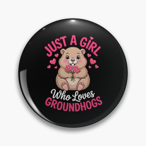Item preview, just a girl who loves Groundhogs designed and sold by jkrphoto.