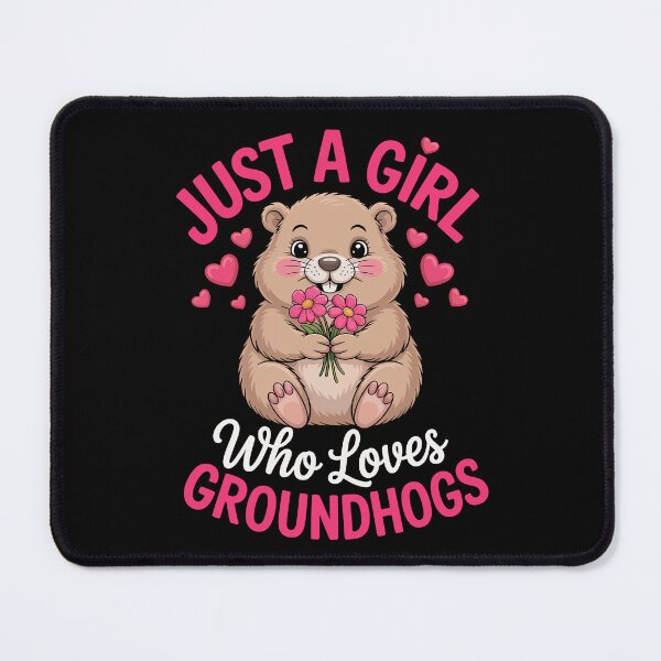 Item preview, just a girl who loves Groundhogs designed and sold by jkrphoto.