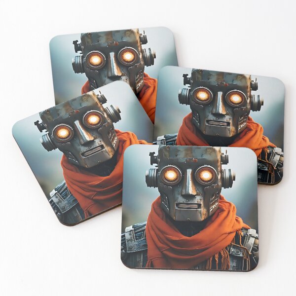 Item preview, Vintage Post-Apocalyptic Android designed and sold by ToxicInkArt.