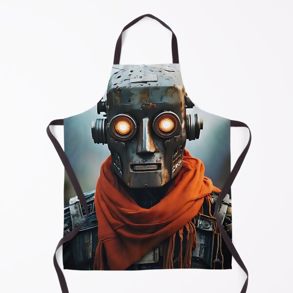 Item preview, Vintage Post-Apocalyptic Android designed and sold by ToxicInkArt.