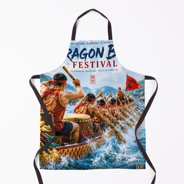 Item preview, Retro Dragon Boat Racing Sports Poster designed and sold by Easternpantry.