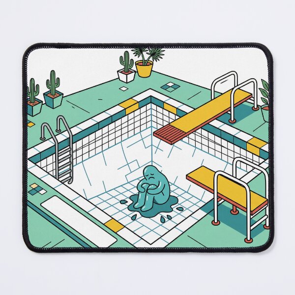 Item preview, Empty Swimming Pool designed and sold by Kuriofy.