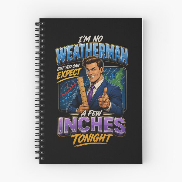 Item preview, Expect a Few Inches Tonight Weatherman Humor designed and sold by Victor Shadehorn.