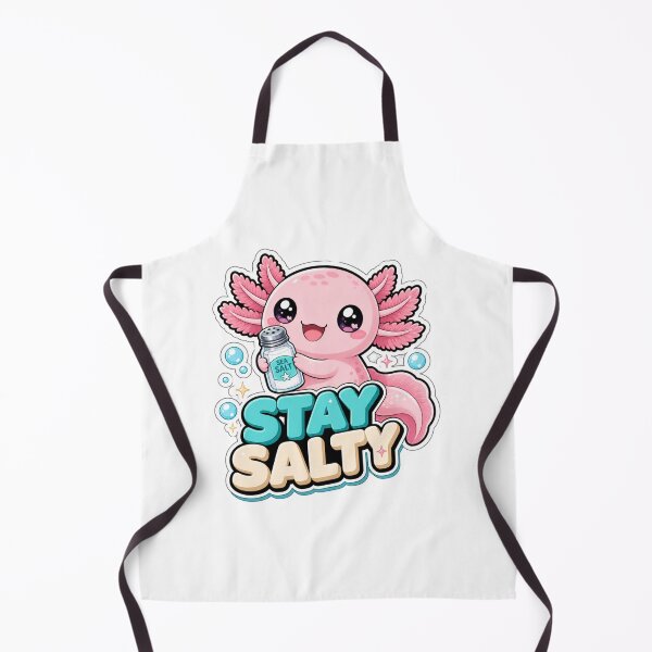 Item preview, Stay Salty Axolotl Kawaii Saying designed and sold by BoosterShop.